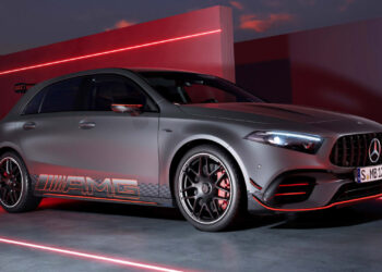 New Mercedes-AMG A 45 receives new look and updated tech for 2022