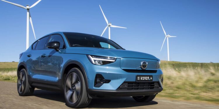 The electric Volvo C40 Recharge