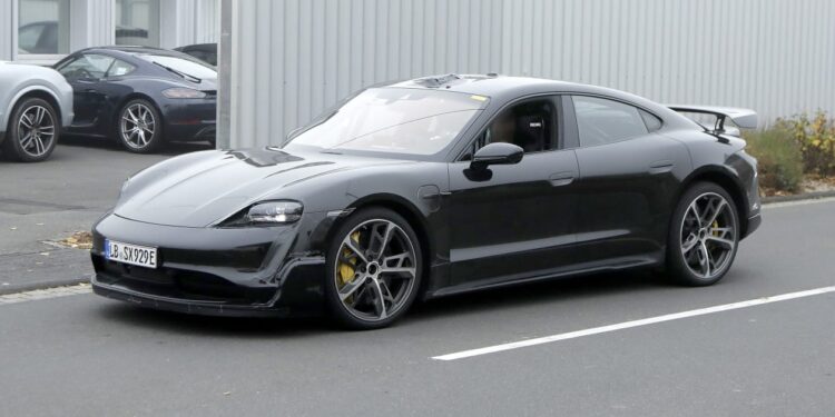 New triple-motor Porsche Taycan flagship set to rival Tesla Model S Plaid