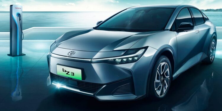 All-new Toyota bZ3 revealed as pure-electric saloon