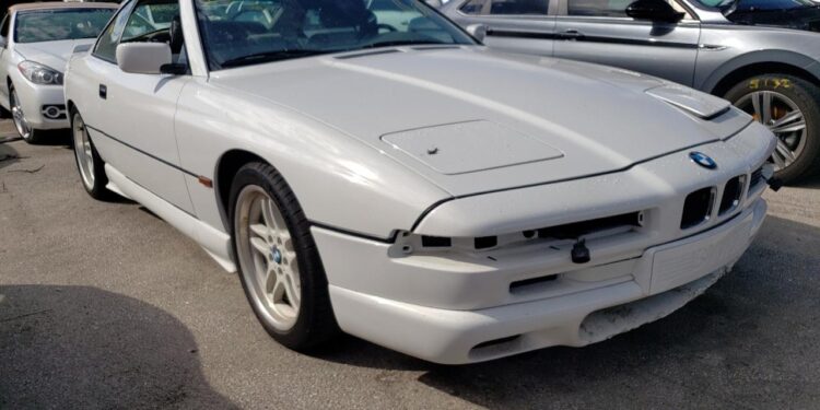 Ultra-Rare 1994 BMW 850CSi Damaged by Hurricane Ian Needs Your Wallet and Courage