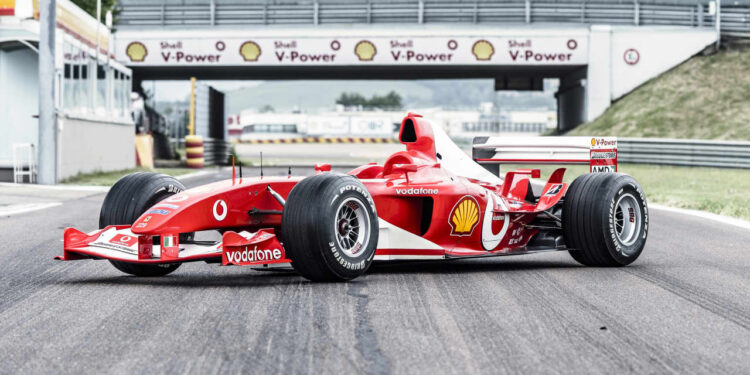 Michael Schumacher’s Ferrari Formula One car sells for $23 million