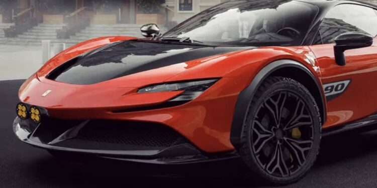 Ferrari SF90 ‘Safari’ imagined as Huracan Sterrato, 911 Dakar rival
