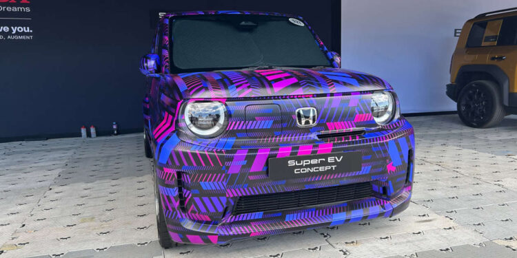 Honda Super EV makes UK debut as quirky concept takes to Goodwood