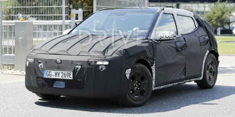 Hyundai Ioniq 2 small electric car caught on camera