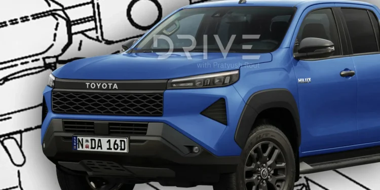 2026 Toyota HiLux interior exposed in new leaked images