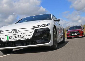 Audi S6 Avant e-tron vs BMW i5 M60 Touring: fast EV estates face-off