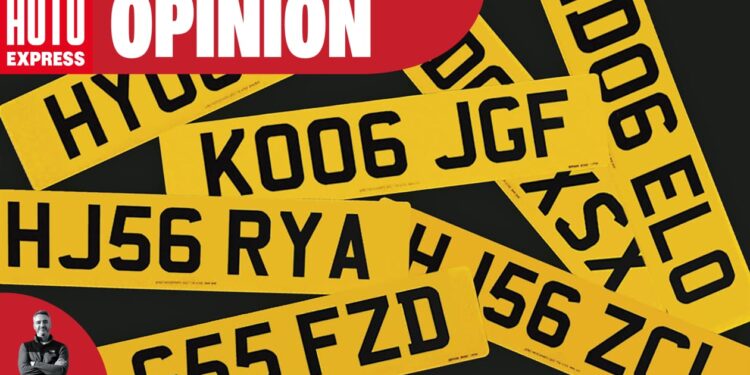 British drivers still love a new number plate