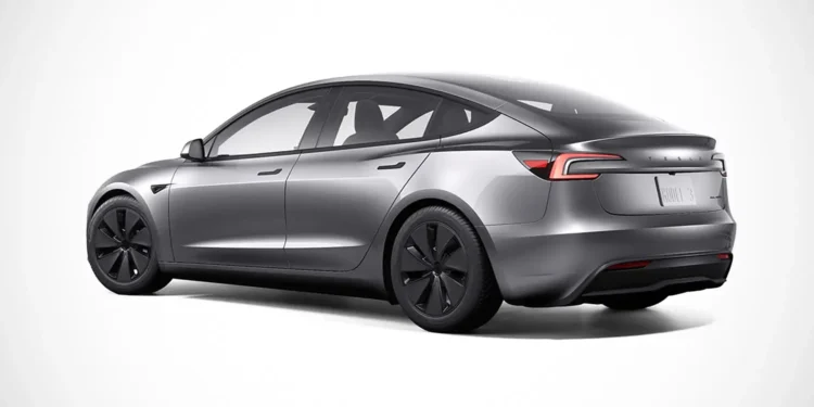 2026 Tesla Model 3 updated with up to 750km claimed range, indicator stalk returns
