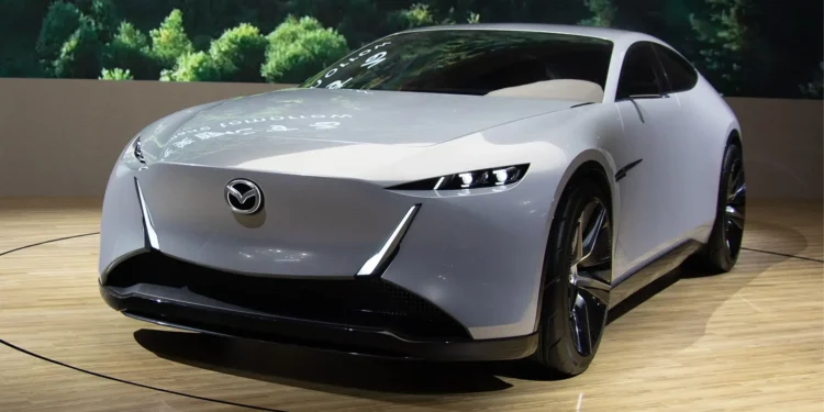 Mazda unveils stunning rotary-powered plug-in hybrid concept coupe