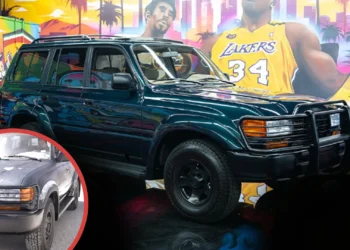 80 Series LandCruiser that was Kobe Bryant’s first car has been restored by Shaquille O’Neal