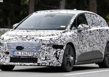 New Audi A3 e-tron spied with retro-look A2 body