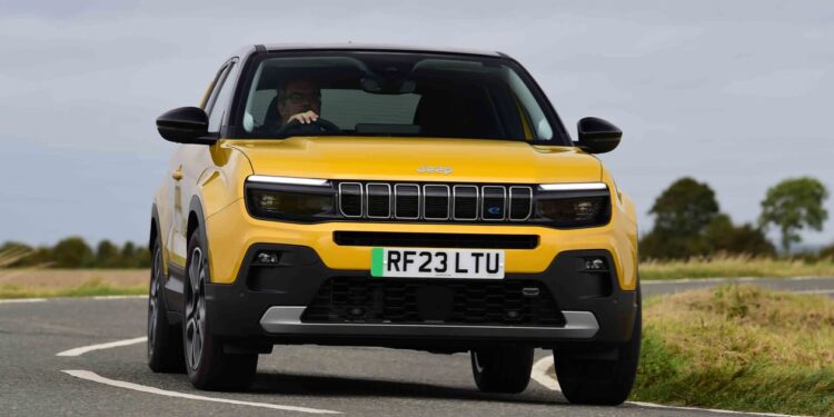 Car Deal Alert! Jeep Avenger Electric makes its own EV grant for £3,750 off