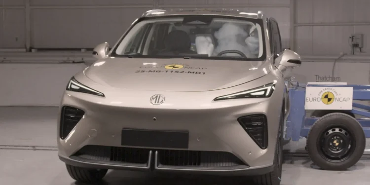 2026 MG S6 electric SUV crash-tested before its official reveal