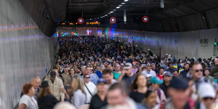 What’s so alluring about walking through a road tunnel?
