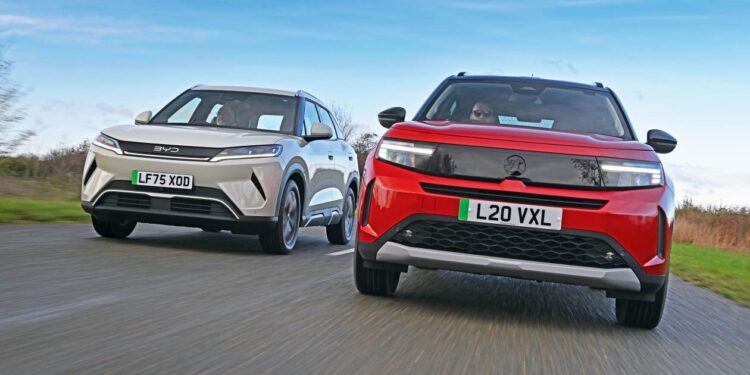 Vauxhall Frontera vs BYD Atto 2: will the British or Chinese SUV reign supreme?