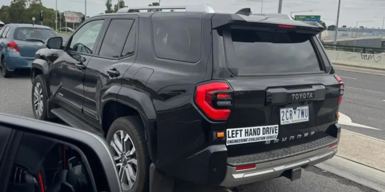 Rival brand caught testing Toyota 4Runner in Australia