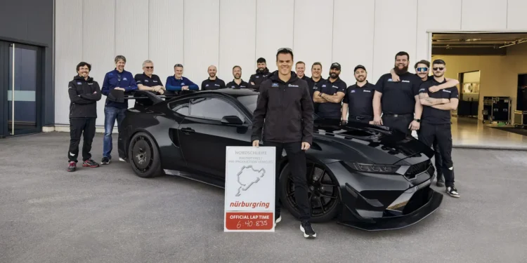 Ford beats its Nurburgring lap time by more than 10 seconds with faster Mustang GTD