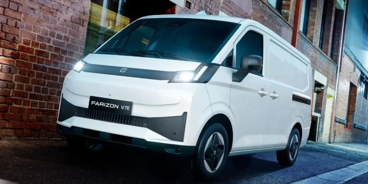 2026 Farizon V7E electric van priced competitively for tradies