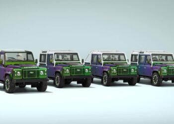 Four new Land Rover Defender Classic V8s with wild colour-changing paint go to one customer