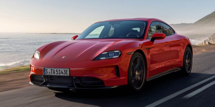 Porsche Taycan gets virtual gearbox and wild body kit from Manthey