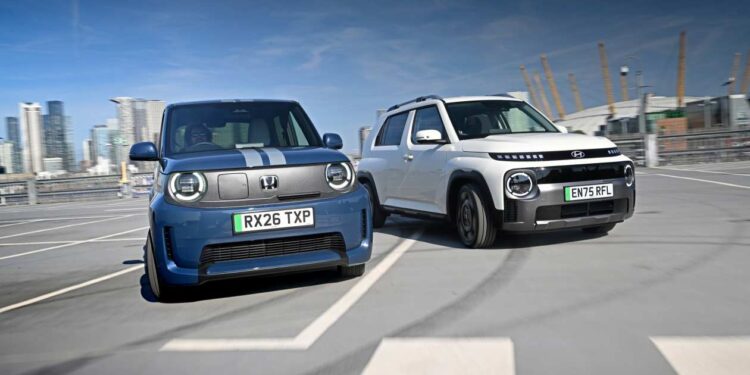 Hyundai Inster vs Honda Super-N: an eclectic EV city car clash